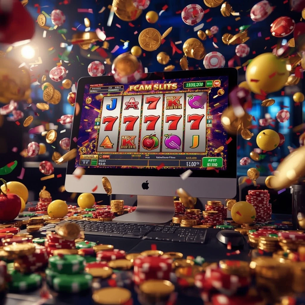 slot machine sul monitor MARIOBET CASINO