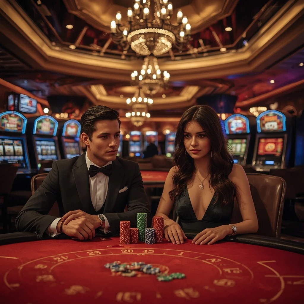 Due giocatori di poker al MARIOBET CASINO in Italia